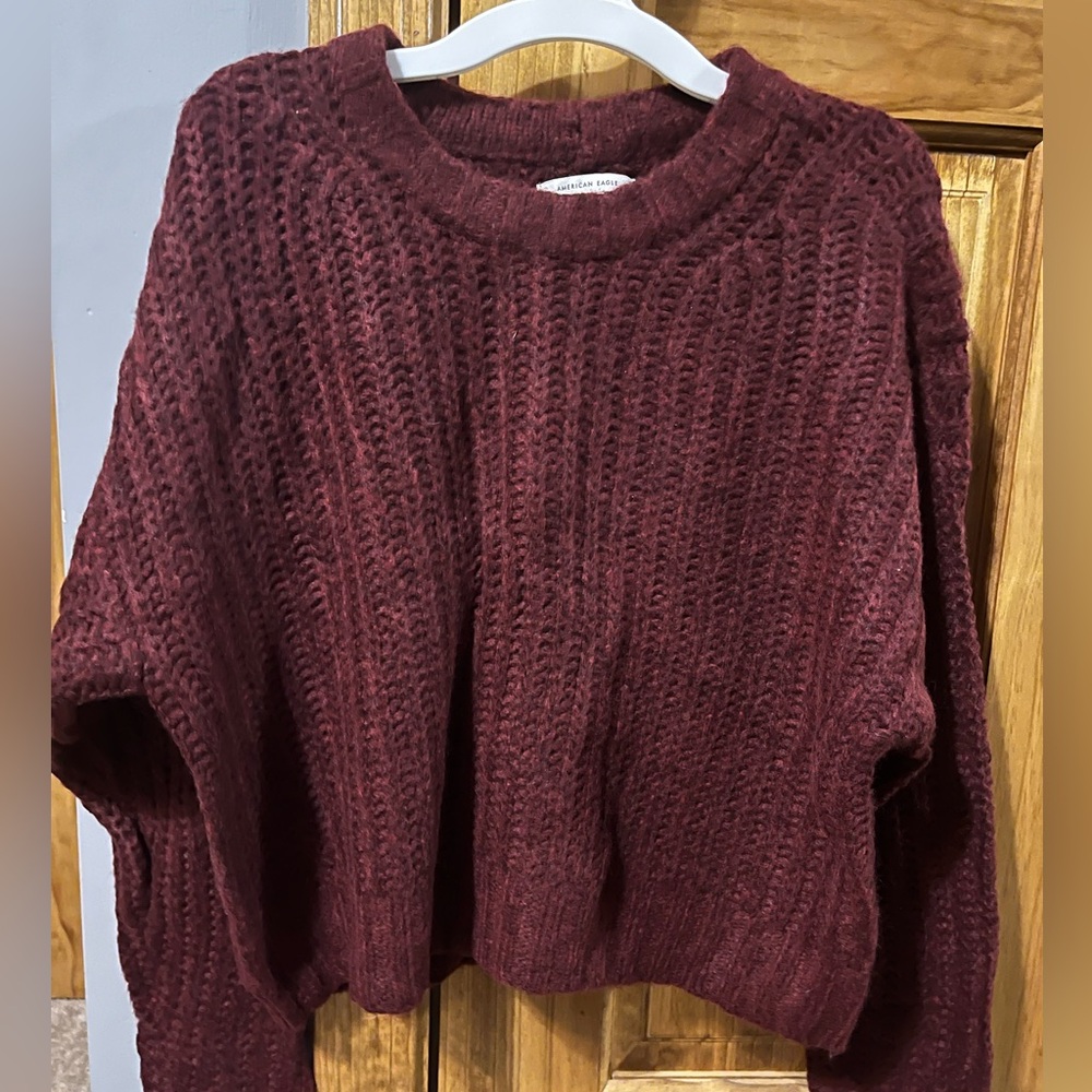 XS Maroon American Eagle Sweater